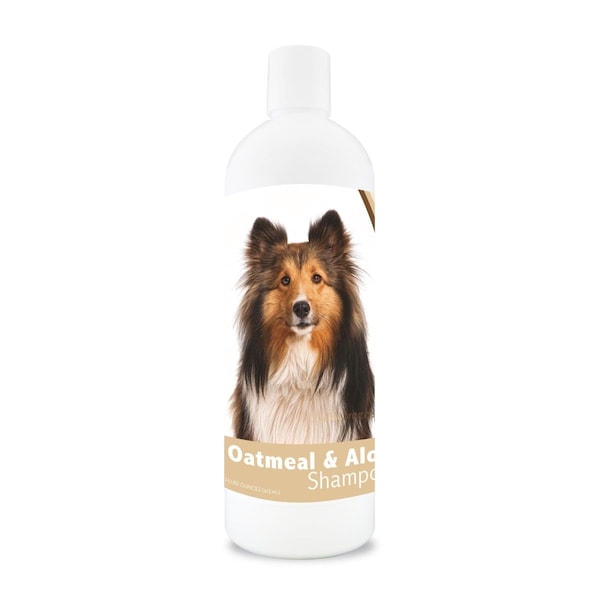 Healthy Breeds 16 oz Shetland Sheepdog Oatmeal Shampoo with Aloe 840235114246 - main